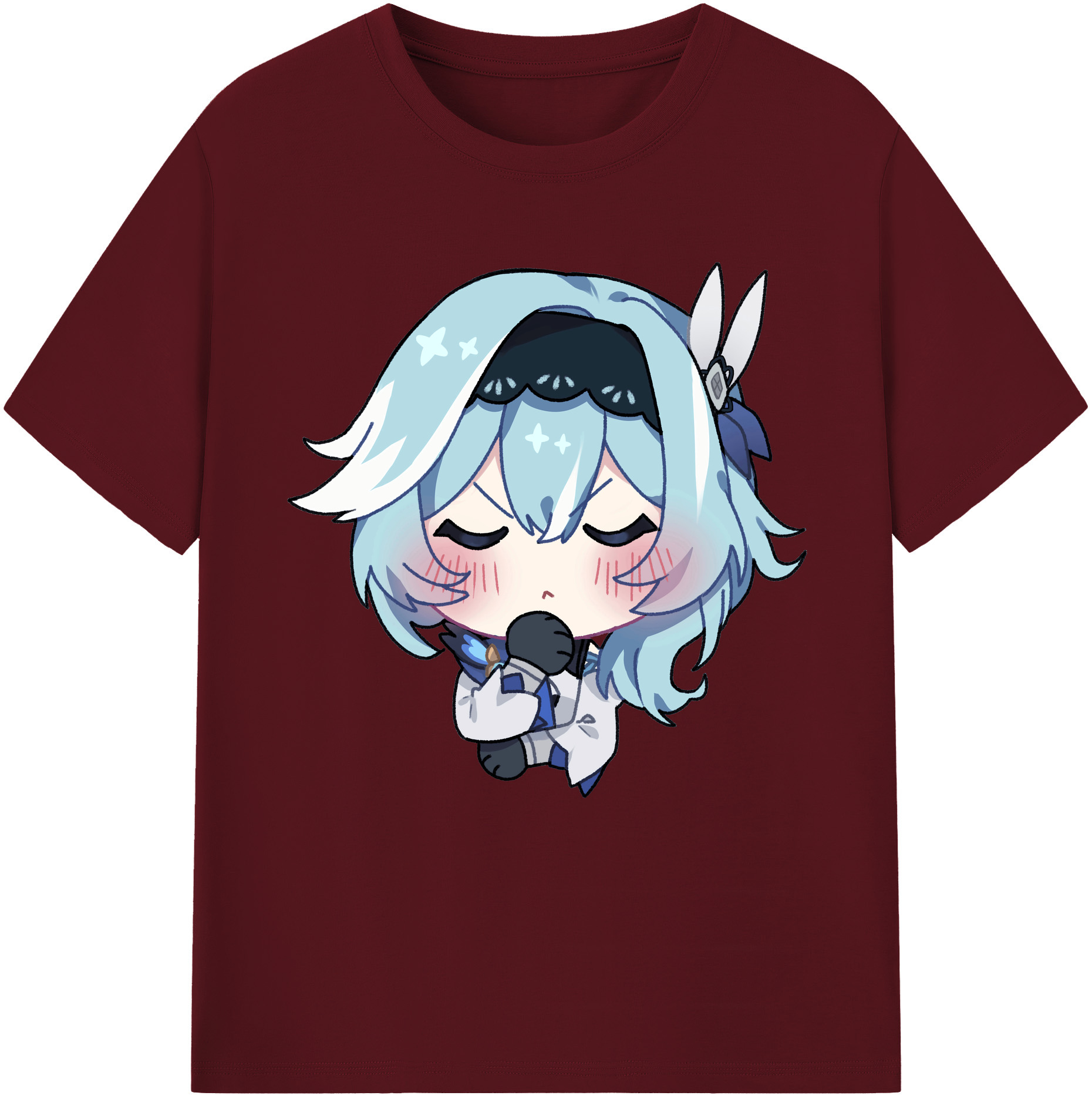 げんし神 优菈 ゆうら genshin Yūra 綿100％半袖Tシャツ（フロントプリント）